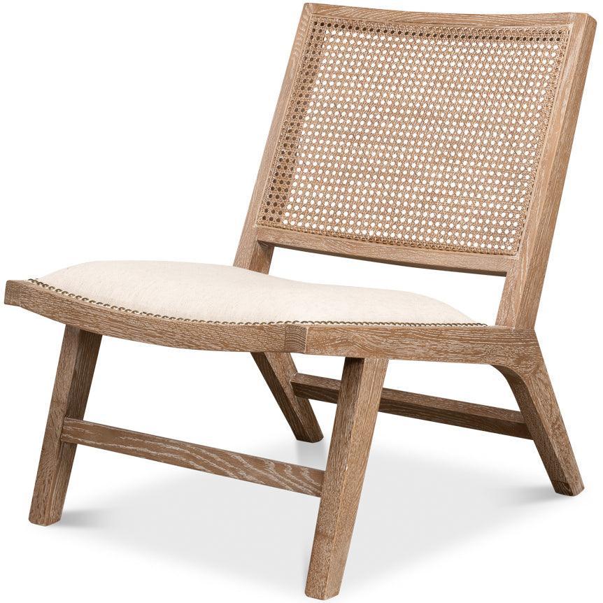 Windswept Cane Back Accent Chair - Belle Escape