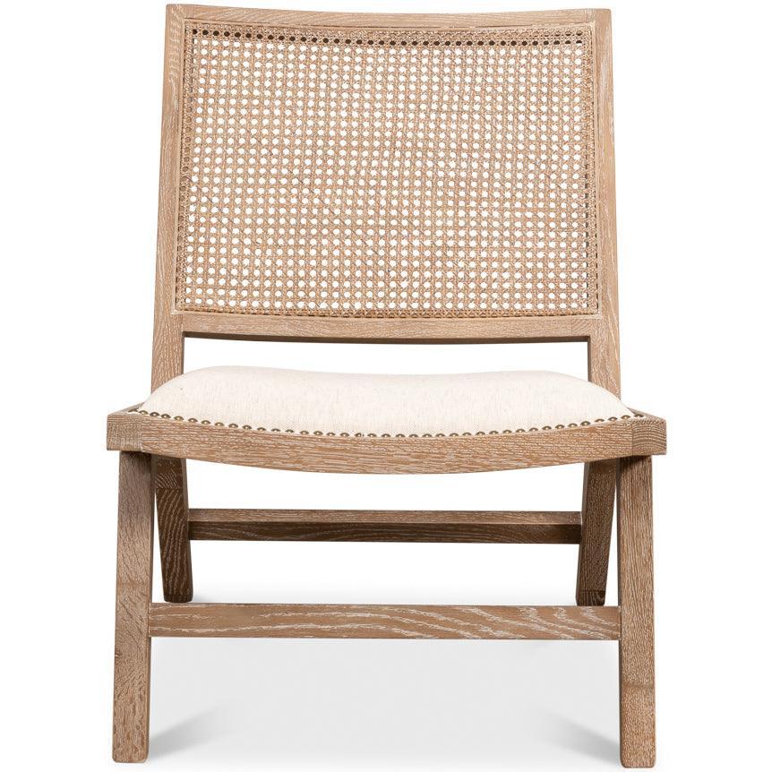 Windswept Cane Back Accent Chair - Belle Escape