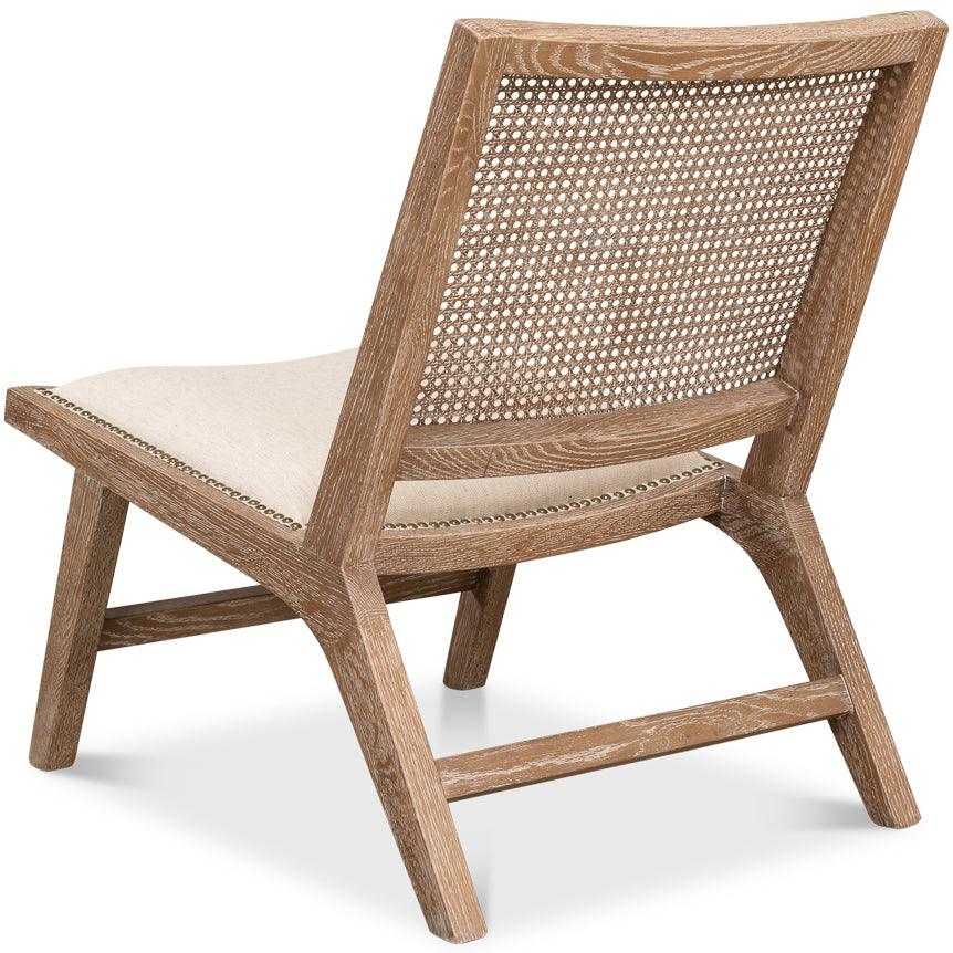 Windswept Cane Back Accent Chair - Belle Escape