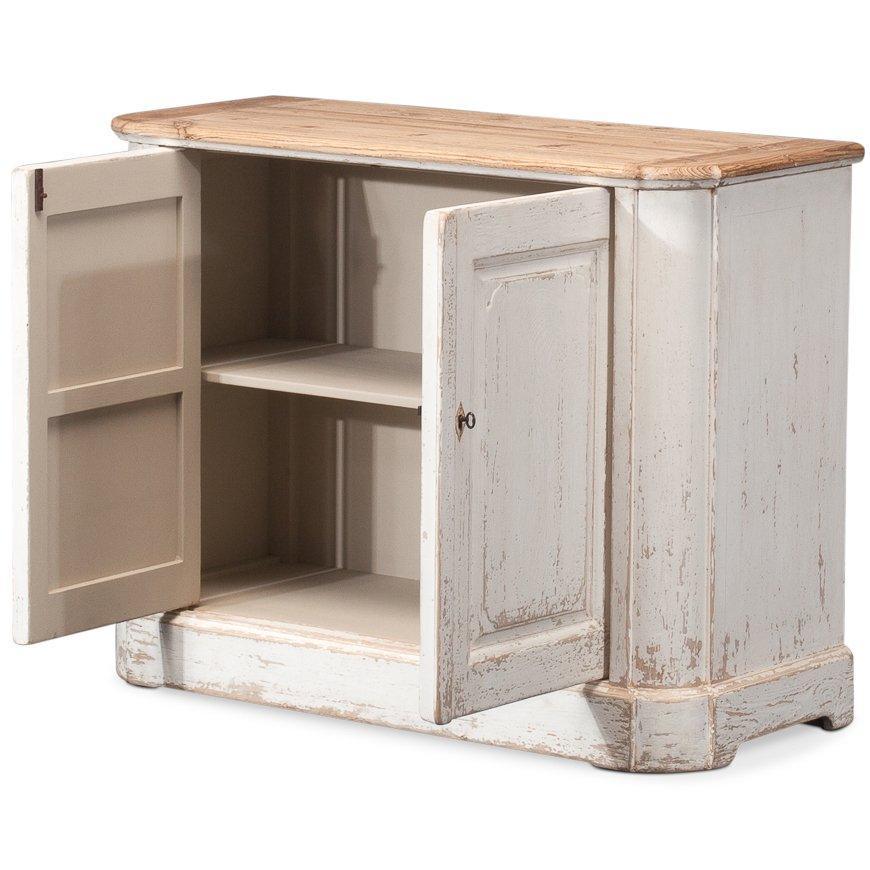 Wood Top Cottage Chic Sideboard - Belle Escape