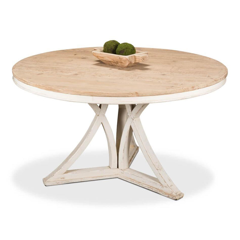 Abbey White Shabby Chic Dining Table