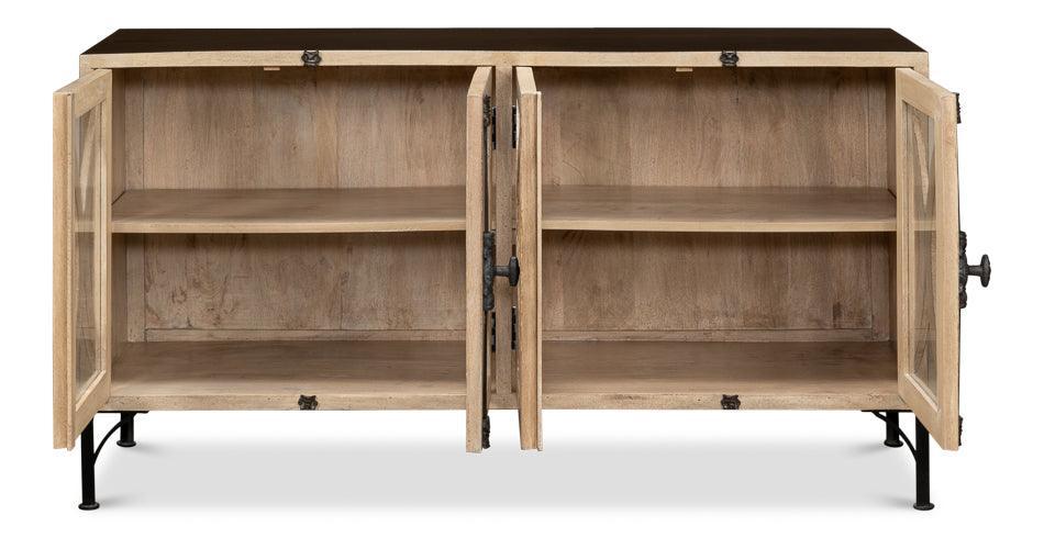 Sienna Ellipse Industrial Sideboard - Belle Escape