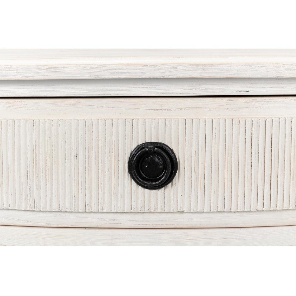 Madora Console Table, Bungalow White - Belle Escape