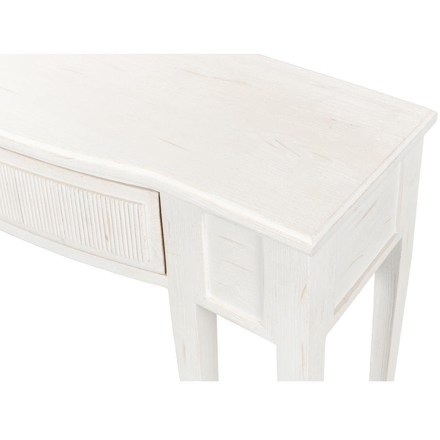 Madora Console Table, Bungalow White - Belle Escape