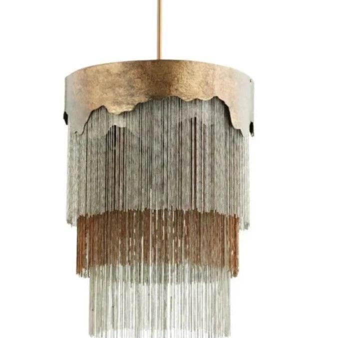 Bronze Contemporary Tiered Drip Chandelier - Belle Escape