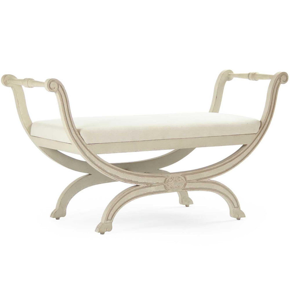 Grand French Curved Bench - Belle Escape