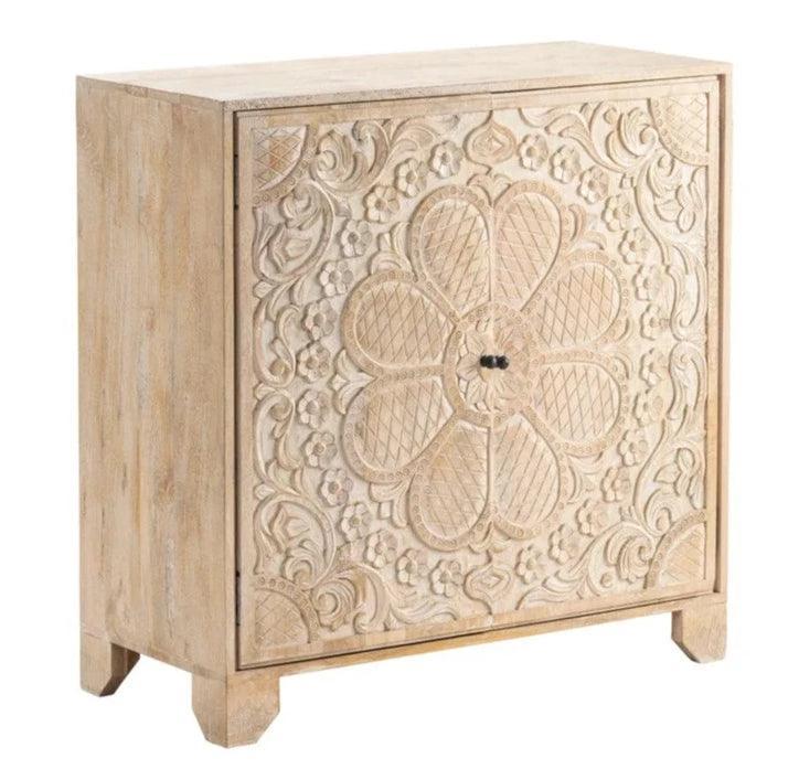 Meadow Natural Boho Side Cabinet - Belle Escape