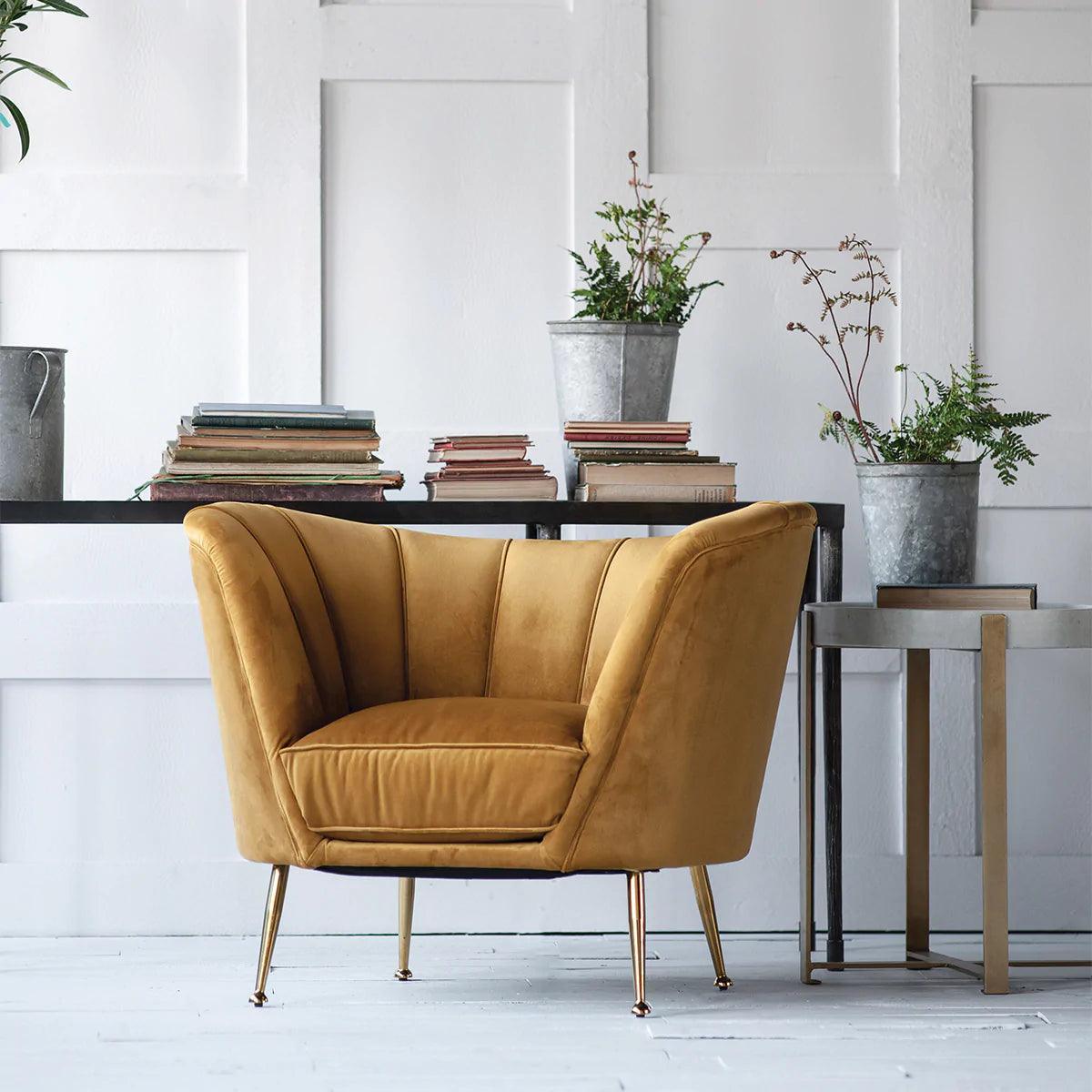 Modern Luxe Dijon Tub Chair - Belle Escape