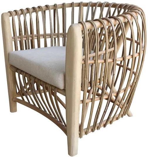 Natural Plantation Rattan Accent Chair - Belle Escape