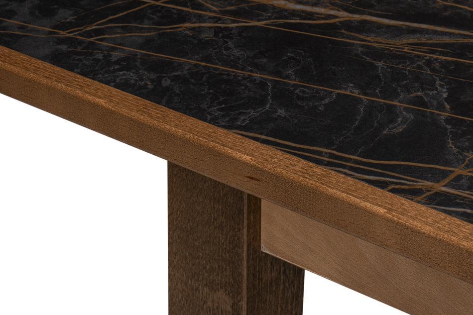 Noir Porcelain Butterfly Dining Table - Belle Escape