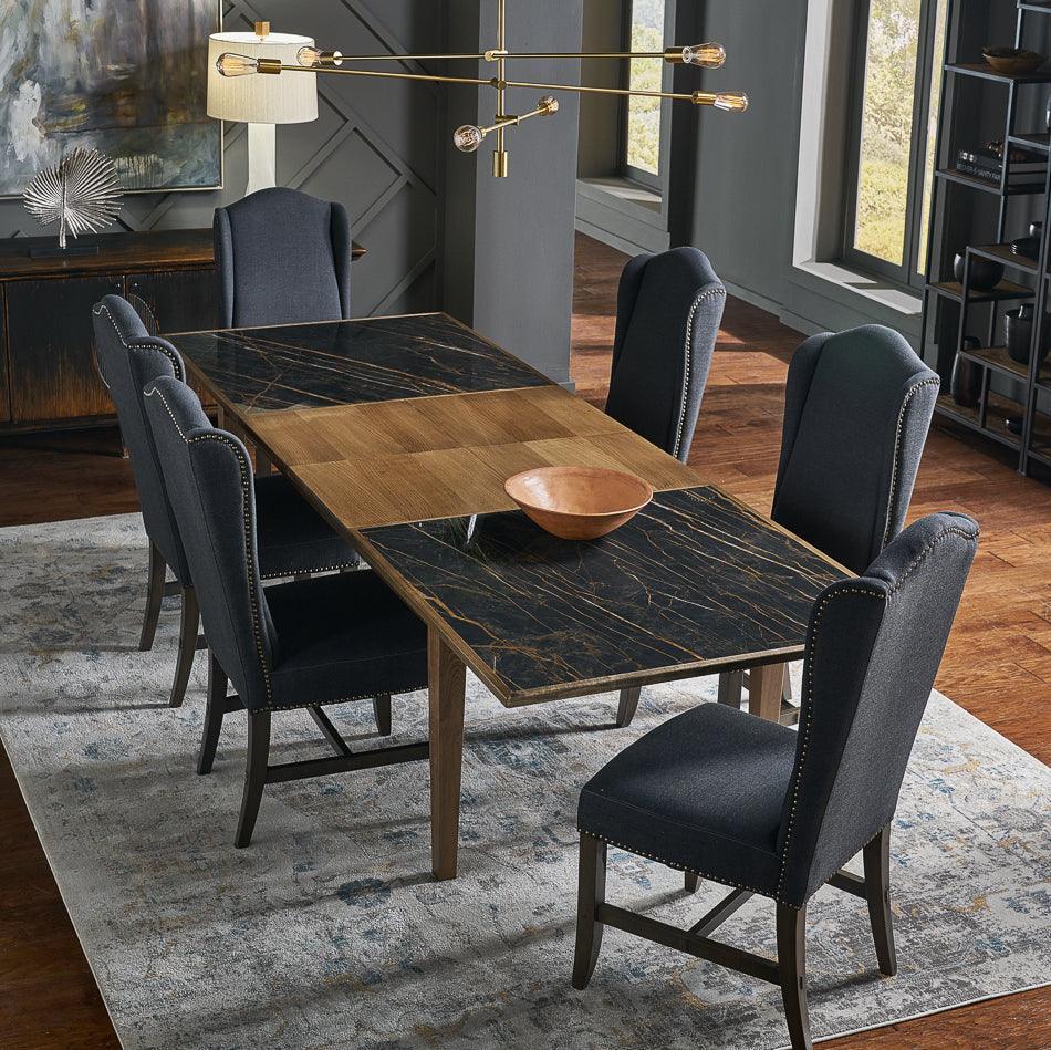 Noir Porcelain Butterfly Dining Table - Belle Escape