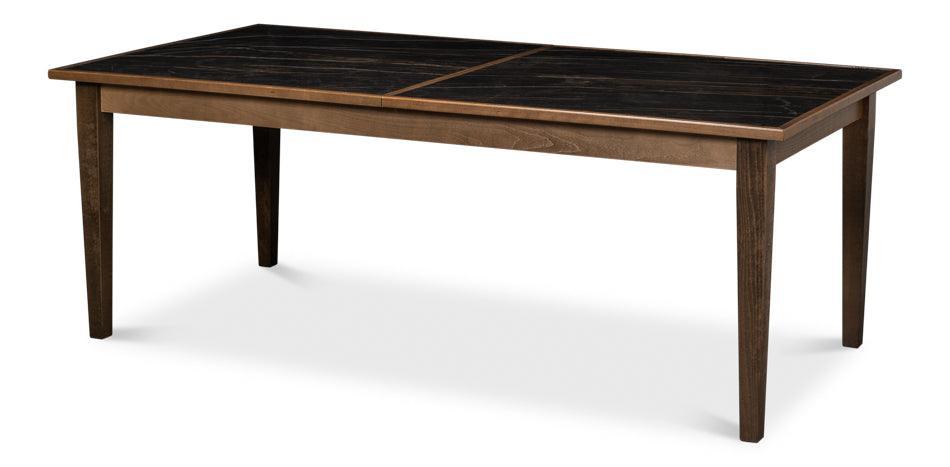 Noir Porcelain Butterfly Dining Table - Belle Escape