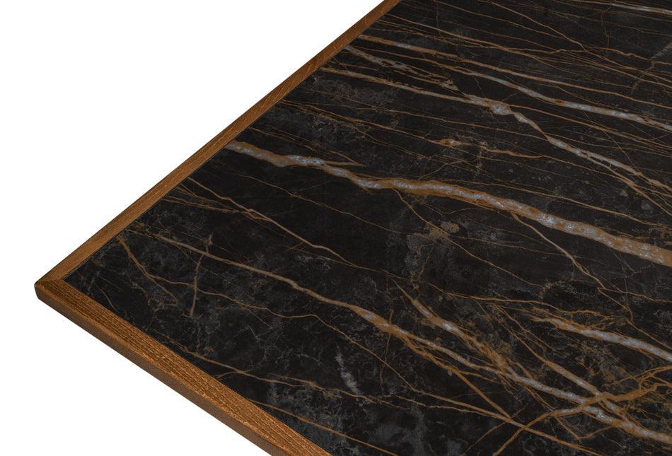 Noir Porcelain Butterfly Dining Table - Belle Escape
