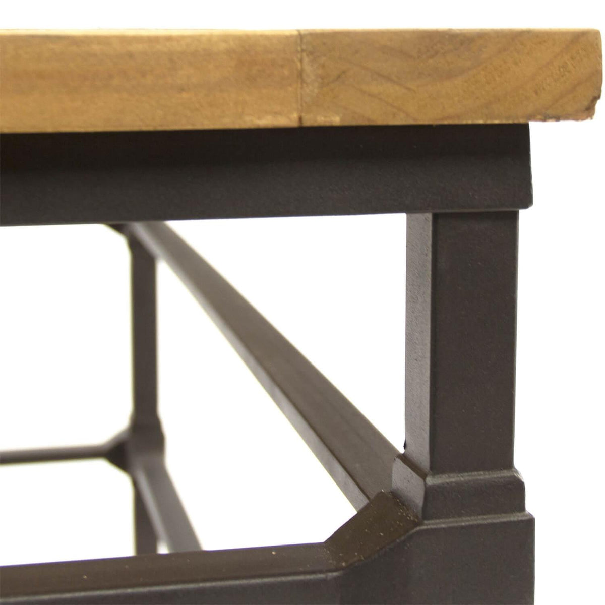 Rectangular Iron Coffee Table - Belle Escape