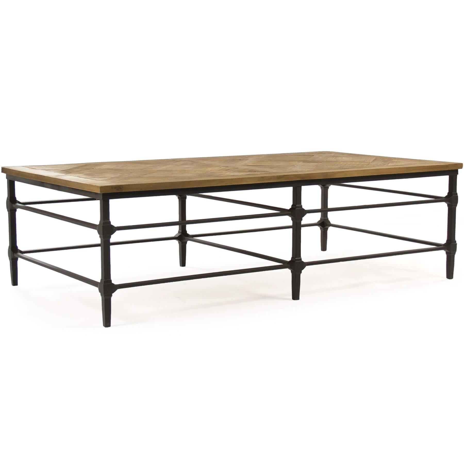 Rectangular Iron Coffee Table - Belle Escape