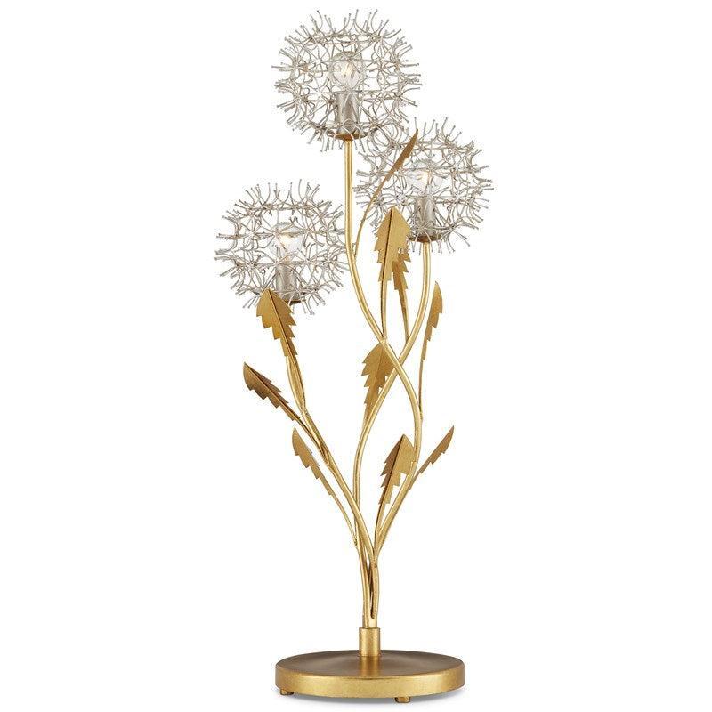 Wish Flower Silver & Gold Table Lamp - Belle Escape