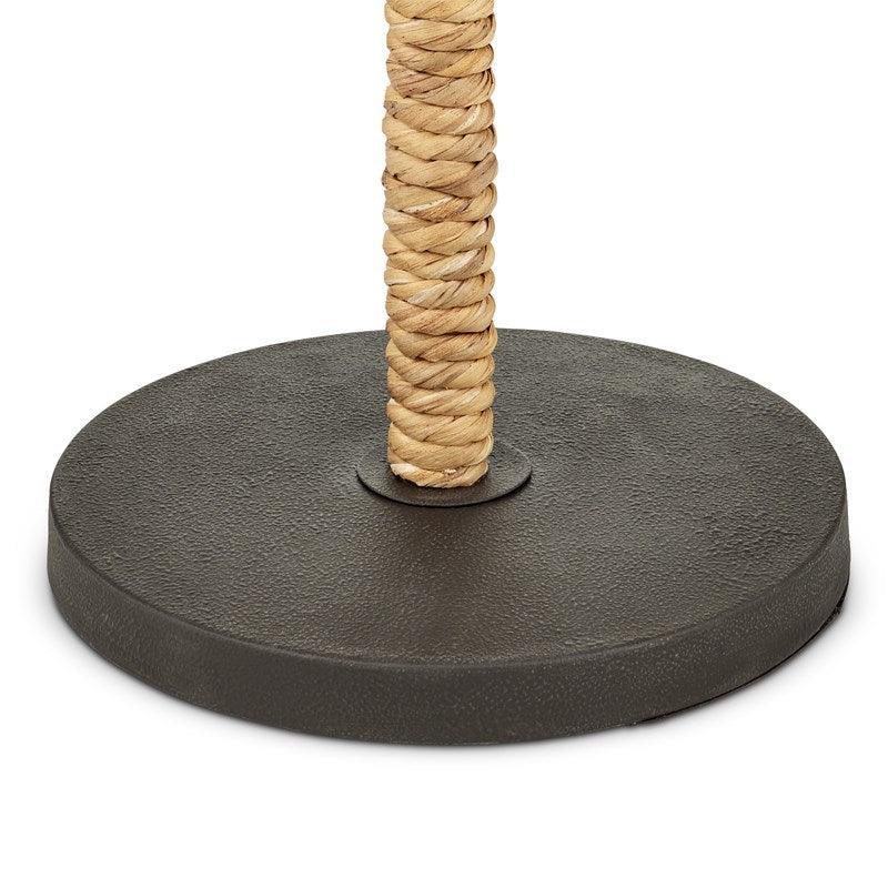Woven Water Hyacinth Floor Lamp - Belle Escape