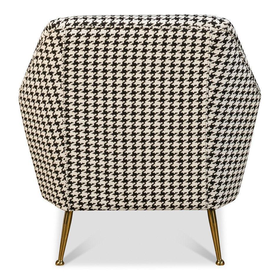Ziegfeld Houndstooth Armchair