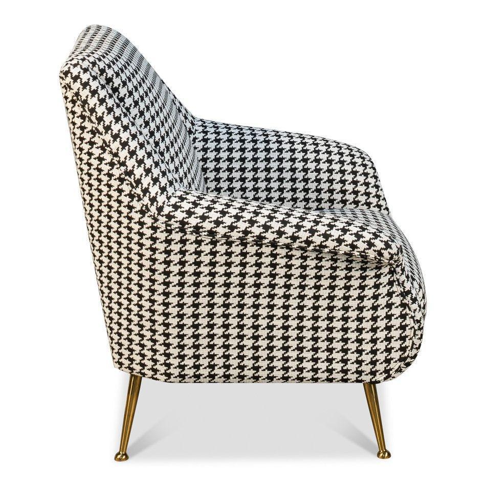 Ziegfeld Houndstooth Armchair